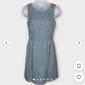 JCrew Women’s Sleeveless, crew neck, fitted bodice, back zipper, pockets, wool